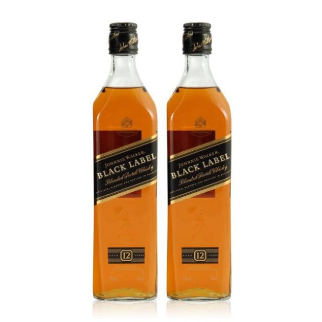 Twin Bundle- Johnnie Walker Black Label 12 Years Blended Scotch [1000ML]