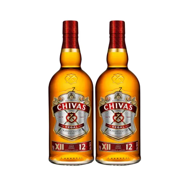 Twin Bundle- Chivas Regal 12 Years Old Blended Scotch [1000ML]