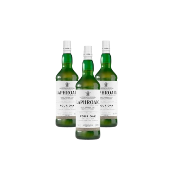 Triple Bundle- Laphroaig Four Oak Islay Single Malt Scotch Whisky [1000ML]