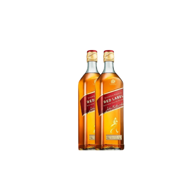 Twin Bundle- Johnnie Walker Red Label Blended Scotch [1000ML]
