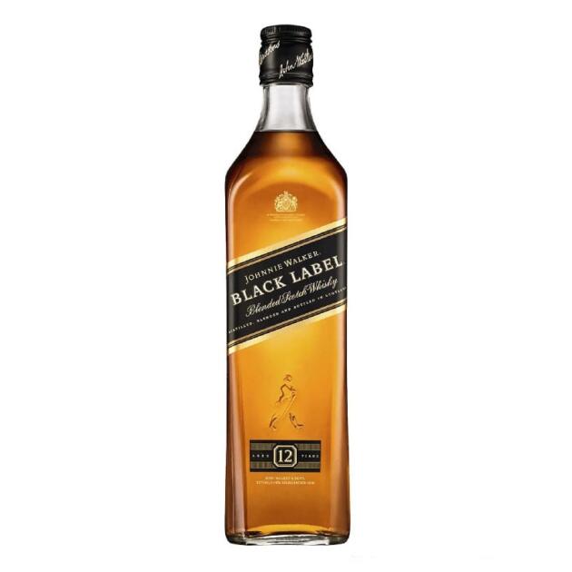 Johnnie Walker Black Label 12 Years Blended Scotch [700ML] [No Box]